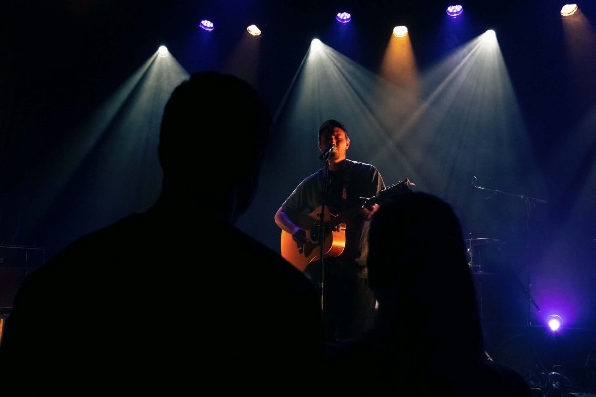 Alexis en concert, vu depuis le public